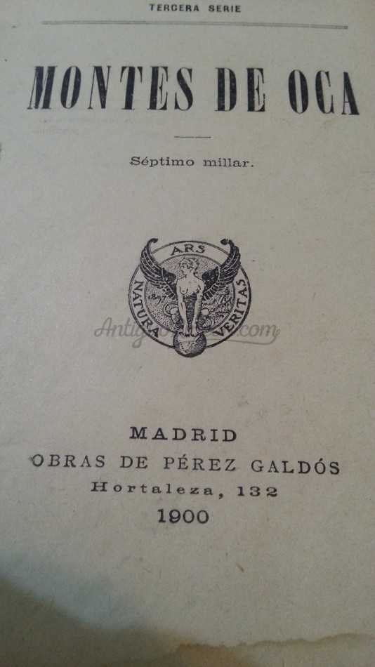 Libro centenario. Monte de Oca. Año 1900.