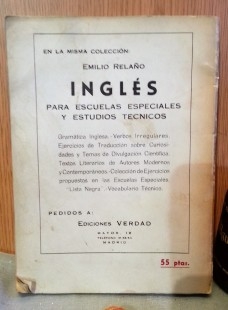 Libro Francés para escuelas especiales y estudios técnicos.Año 1951