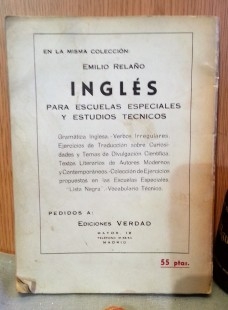Libro Francés para escuelas especiales y estudios técnicos.Año 1951