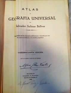 Atlas Geografía Universal. Año 1948