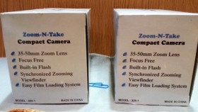 Cámaras fotográficas Zoom-N-Take. 2 unidades