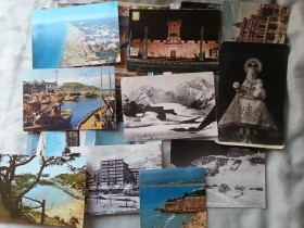 Postales viejas Años 1957-1988. Manuscritas. Viejos recuerdos personalizados.