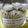 Cordero. Cerebro. Conservado en frasco de vidrio con formol. Gabinete Curiosidades.