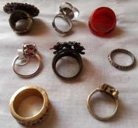 Anillos. Colección de 8 unidades. Muy bonitos