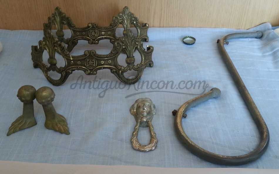 Piezas en bronce para reutilizar.