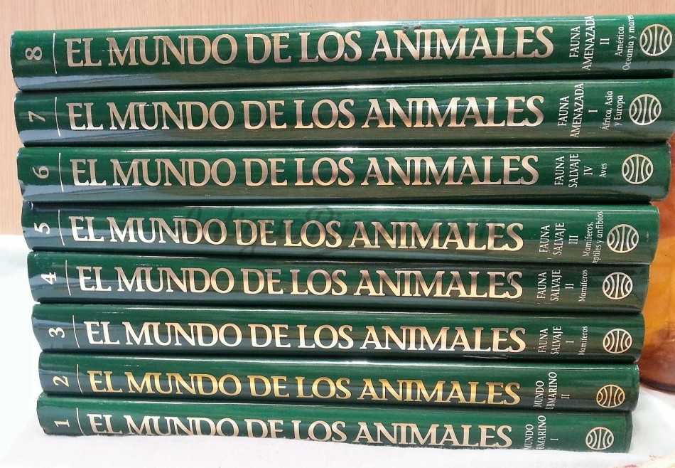 Enciclopedia EL MUNDO DE LOS ANIMALES Y SU MEDIO AMBIENTE. Año 1993