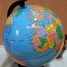 Globo terráqueo. Bola del mundo de los años 80. Preciosa pieza.