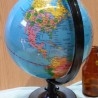 Globo terráqueo. Bola del mundo de los años 80. Preciosa pieza.