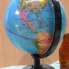 Globo terráqueo. Bola del mundo de los años 80. Preciosa pieza.