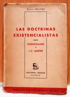 Libro Las doctrinas existencialistas. Año 1950