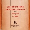 Libro Las doctrinas existencialistas. Año 1950