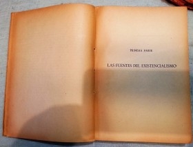 Libro Las doctrinas existencialistas. Año 1950