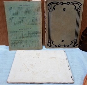 Cuadernos antiguos de escuela. Años 60