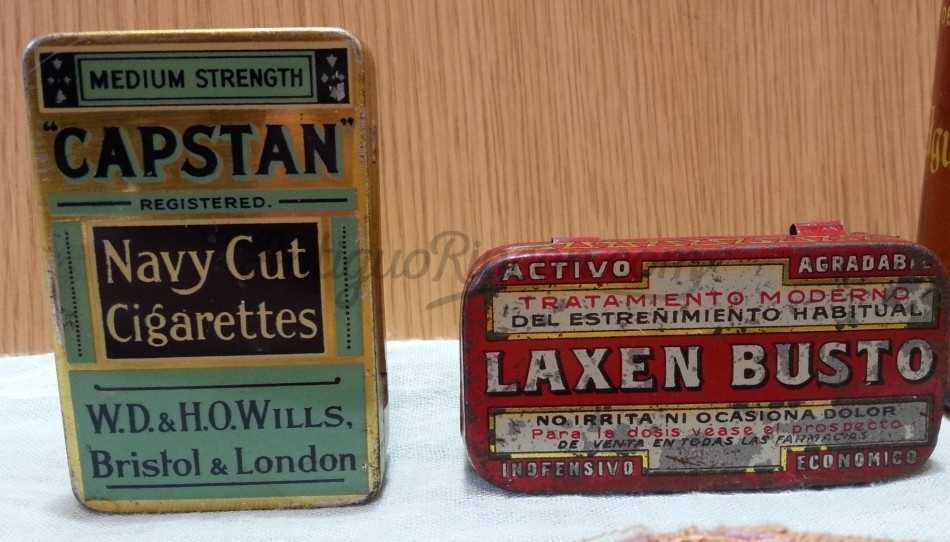 Cajas metálicas. Pareja. Cajitas de colección Cajas metálicas. Pareja. Cajitas de colección
