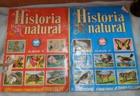 Album de cromos HISTORIA NATURAL. AÑOS 60- 70. COMPLETO. DOS UNIDADES