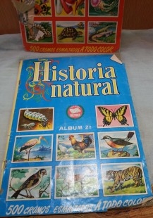 Album de cromos HISTORIA NATURAL. AÑOS 60- 70. COMPLETO. DOS UNIDADES