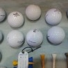 Pelotas de golf. Conjunto de 12 unidades. Old golfers