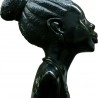 Busto mujer africana en piedra. Mineral Serpentina. 6