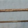 Conjunto chimenea. En Bronce. Pinzas y removedor de brasas
