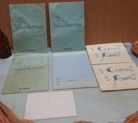 Cuadernos antiguos de escuela