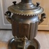 Samovar antiguo. Años 30-40. Completo con bandeja