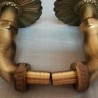 Grifo en bronce. Pareja. Forma de pato. Nuevos