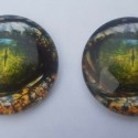 Ojos de animales para taxidermia o manualidades. 3 cm de diámetro. Pareja.