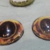 Ojos de animales para taxidermia o manualidades. 3 cm de diámetro. Pareja.