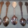 Cucharillas de té. Colección de 5 unidades. Tea spoons