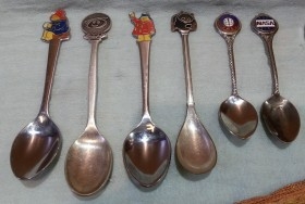 Cucharillas de té. Colección de 6 unidades. Tea spoons