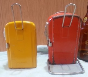 Linternas de petaca antigua. Años 70 - 80. Pareja