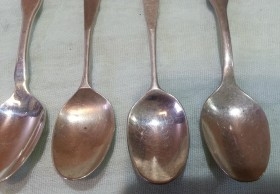 Cucharillas de té. Colección de 6 unidades. Tea spoons.