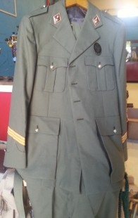 Uniforme de Sargento del Ejercito Español. Años 70