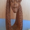 Escultura en madera tallada. Mozambique. Artesanía africana
