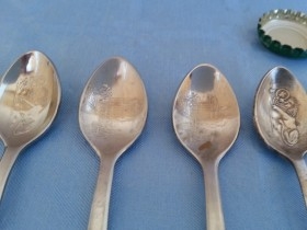 Cucharillas de té Rolex.. Colección de 6 unidades. Tea spoons