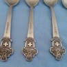 Cucharillas de té Rolex.. Colección de 6 unidades. Tea spoons