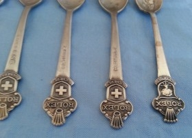 Cucharillas de té Rolex.. Colección de 6 unidades. Tea spoons