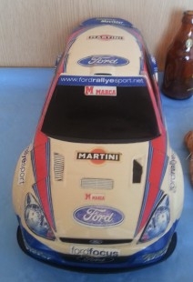 Coche de juguete. Ford Focus rallye