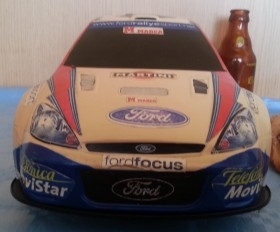 Coche de juguete. Ford Focus rallye