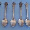 Cucharillas de té Rolex.. Colección de 6 unidades. Tea spoons