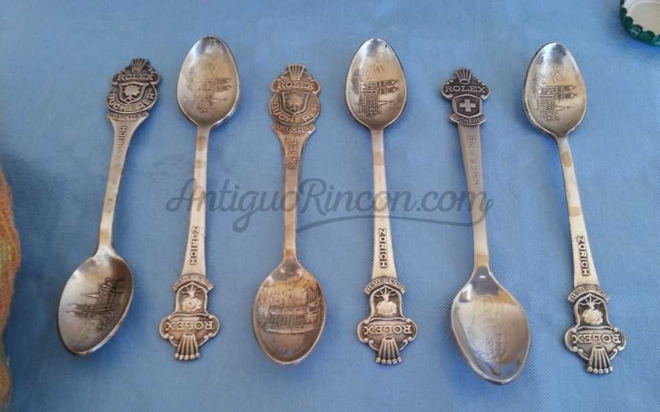 Cucharillas de té Rolex. Colección de 6 unidades. Tea spoons
