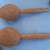 Instrumento musical. Maracas de coco. Pareja