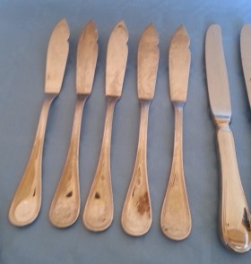 Cubertería. Cuchillos. 15 piezas diferentes