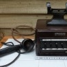 Teléfono Dictógrafo antiguo. Años 40-50. Curioso aparato para coleccionistas. De antiguo bunker alemán.