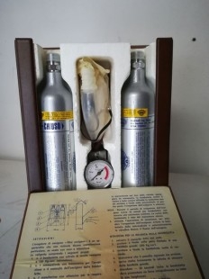 Kit de respiración. Oxigenoterapia. Años 1970. Completo.