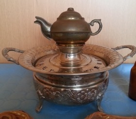 Samovar vintage. Años 50-60. Curioso y completo. Buen estado general.