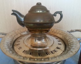 Samovar vintage. Años 50-60. Curioso y completo. Buen estado general.