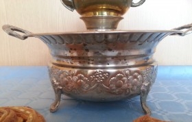 Samovar vintage. Años 50-60. Curioso y completo. Buen estado general.