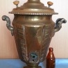 Samovar antiguo en cobre. Objeto decorativo