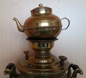 Samovar antiguo. Década años 20.